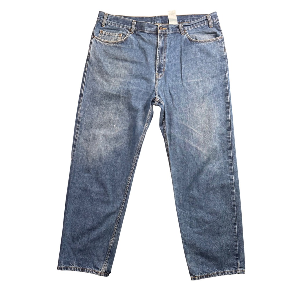 Kirkland Signature Jeans Mens 42x32 100% Cotton Relaxed Straight Leg Y2K Denim